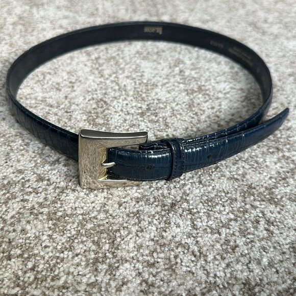 Lejon Vintage Alligator Grain Steer-hide Women’s Belt M - Picture 1 of 5
